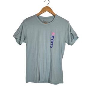 RGSTR Kyoto Japan Graphic Tee Medium Travel Streetwear Mens Mt Fuji Anime